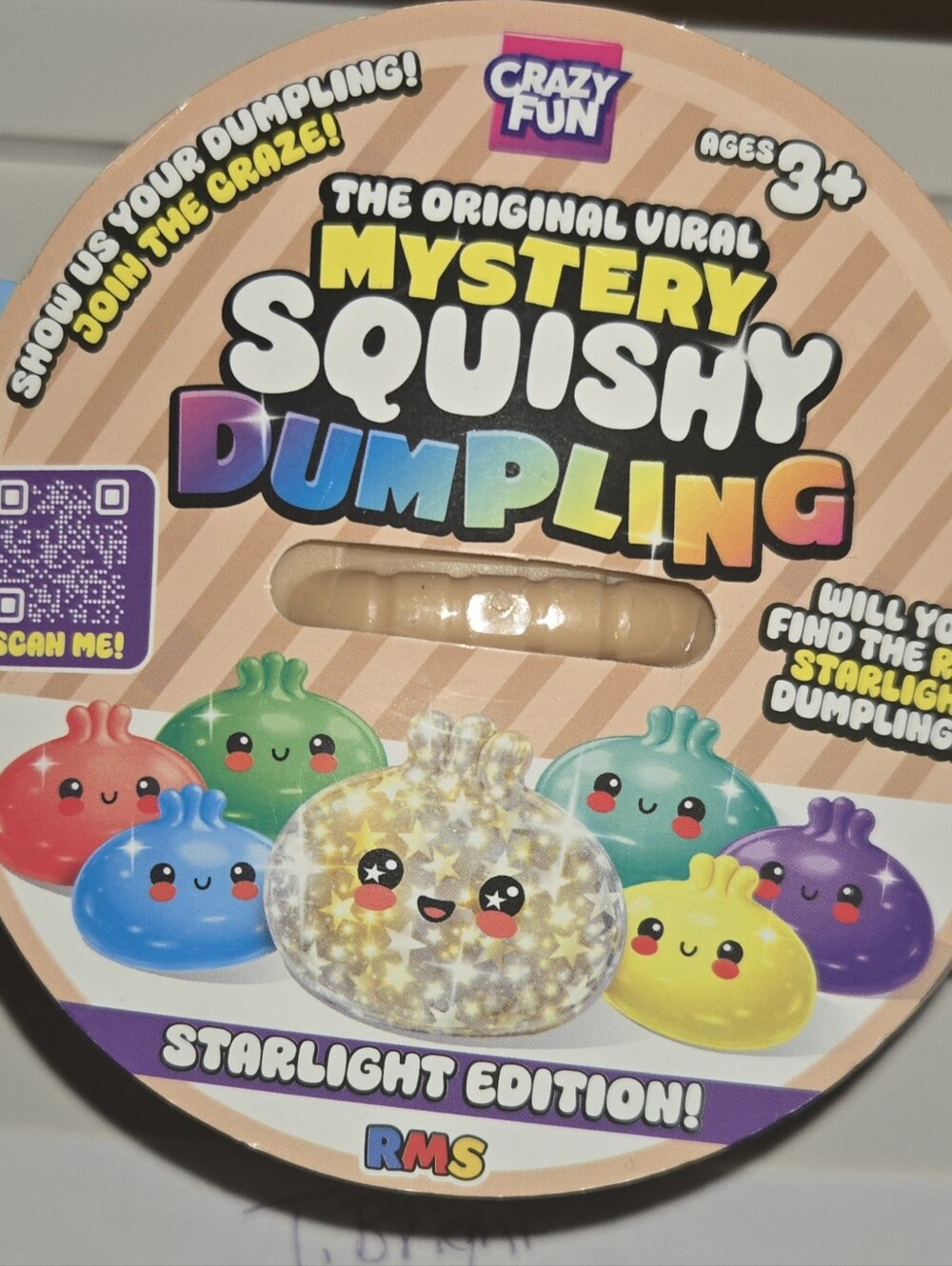 Mystery Squishy Dumpling Starlight Edition - United Kingdom Version *ONE*